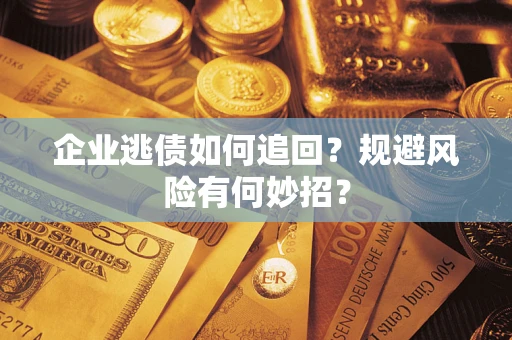 武汉企业逃债如何追回？规避风险有何妙招？