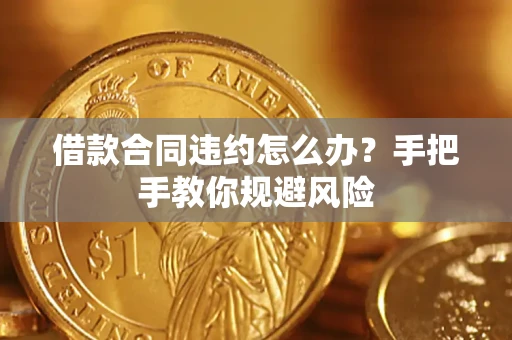武汉借款合同违约怎么办？手把手教你规避风险