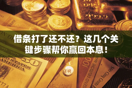 武汉借条打了还不还？这几个关键步骤帮你赢回本息！