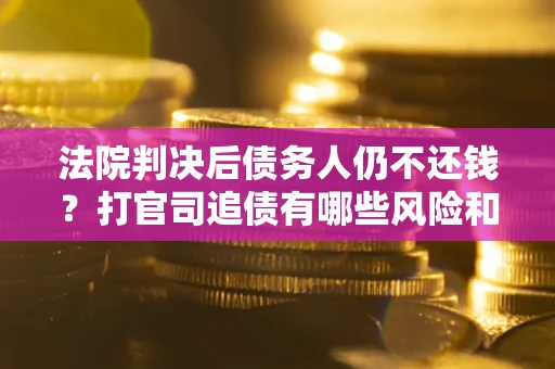 武汉法院判决后债务人仍不还钱？打官司追债有哪些风险和技巧？