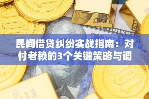 武汉民间借贷纠纷实战指南：对付老赖的3个关键策略与调解盲区解析