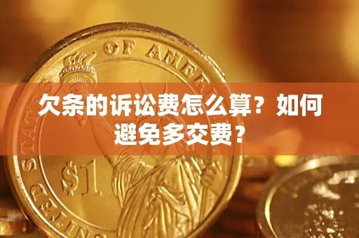 武汉欠条的诉讼费怎么算？如何避免多交费？