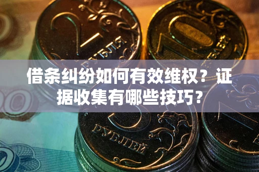 武汉借条纠纷如何有效维权？证据收集有哪些技巧？