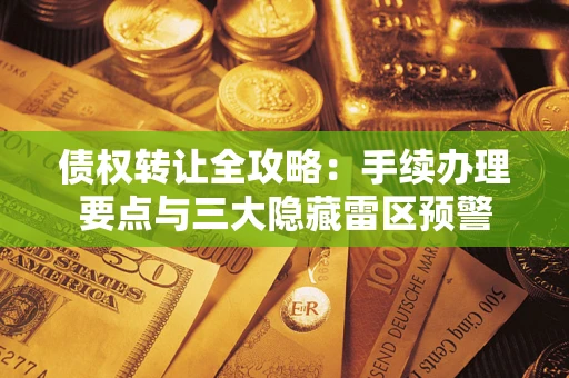武汉债权转让全攻略：手续办理要点与三大隐藏雷区预警