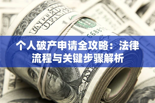 武汉个人破产申请全攻略：法律流程与关键步骤解析