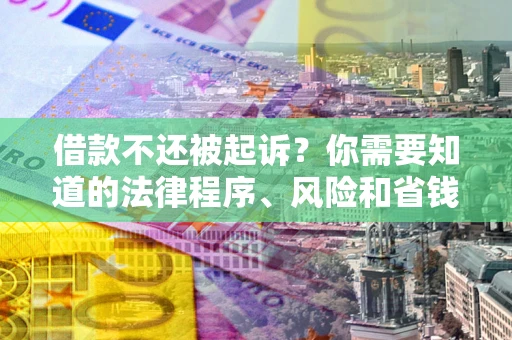 武汉借款不还被起诉？你需要知道的法律程序、风险和省钱技巧