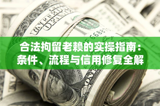 武汉合法拘留老赖的实操指南：条件、流程与信用修复全解析