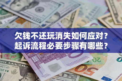 武汉欠钱不还玩消失如何应对？起诉流程必要步骤有哪些？